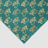 Gold Egyptian Eye of Horus Pattern Tissuepapier (Detail)