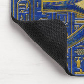 Gold Egyptian Eye of Horus - Wadjet Lapis Lazuli Muismat (Hoek)