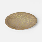 Gold Egyptian Hieroglyphics Paper Print Papieren Bordje (Gekanteld)