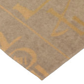  Gold Egyptian Hieroglyphics Paper Print Tafelkleed (Gekanteld)