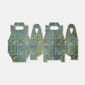 Gold Egyptian Paper Print Bedankdoosjes (Uitgevouwen)