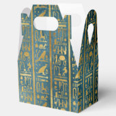 Gold Egyptian Paper Print Bedankdoosjes (Geopend)
