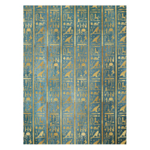 Gold Egyptian Paper Print Tafelkleed