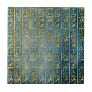 Gold Egyptian Paper Print Tegeltje