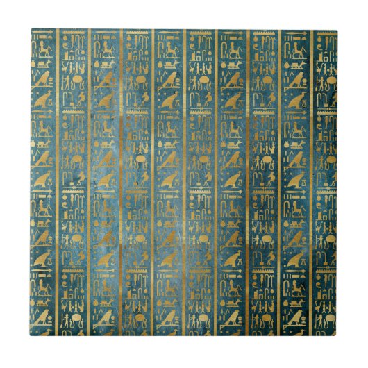  Gold Egyptian Paper Print Tegeltje (Voorkant)