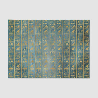 Gold Egyptian Paper Print Tissuepapier