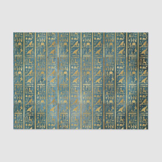  Gold Egyptian Paper Print Tissuepapier (Voorkant)