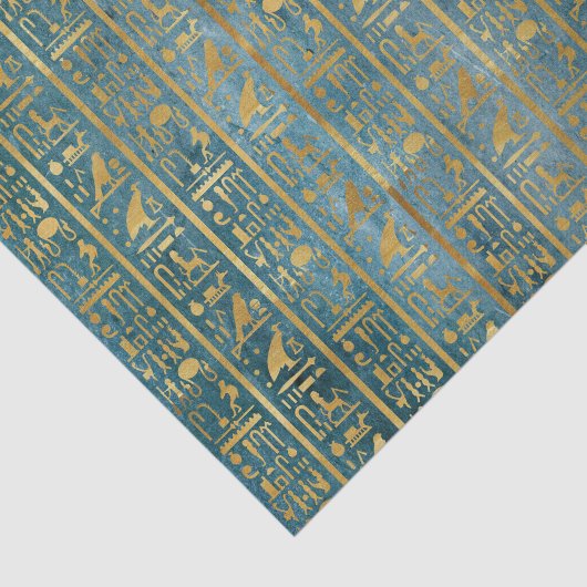  Gold Egyptian Paper Print Tissuepapier (Detail)