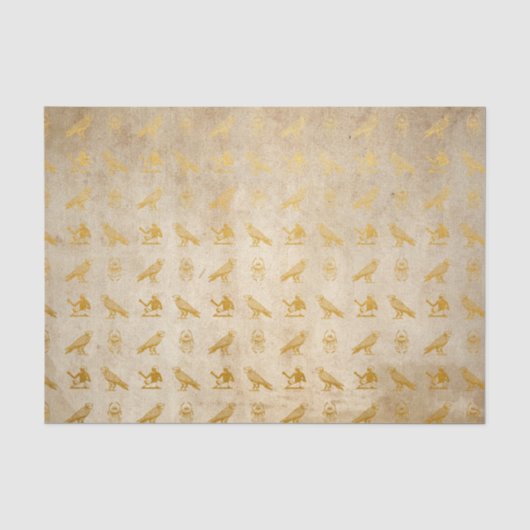  Gold Egyptian Paper Print Tissuepapier (Voorkant)