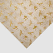 Gold Egyptian Paper Print Tissuepapier (Detail)