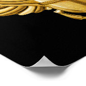 Gold Egyptian Scarab Poster (Hoek)