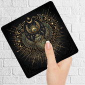 Gold Egyptian Scarab with Ankh Celestial Elements Tegeltje