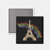 Gold Eiffel Tower Magneet (Voorkant / Achterkant)