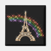 Gold Eiffel Tower Magneet (Voorkant)