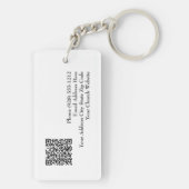 Gold Elegance2 Church Pastor Classy Sleutelhanger (achterkant)