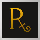 Gold Elegance 17 afdrukken Poster (Voorkant)