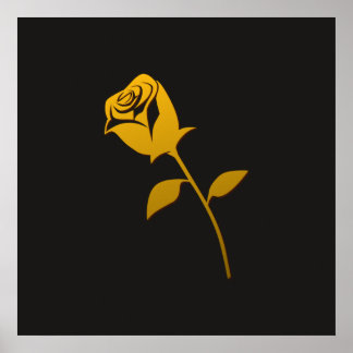 Gold Elegance 19 afdrukken Poster