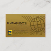 Gold Elegance International Global Connection Line Visitekaartje (Voorkant)