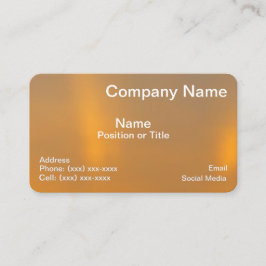 Gold Elegance Professional Business Card Visitekaartje