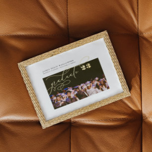 GOLD ELEGANT AFSTUDEREN FotoKLASSE VAN 2023 Folie Afdrukken