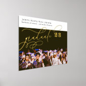 GOLD ELEGANT AFSTUDEREN FotoKLASSE VAN 2023 Folie Afdrukken (Laagn)