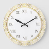 Gold Elegant Clock Grote Klok (Voorkant)