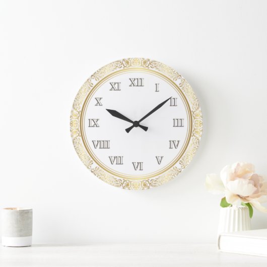 Gold Elegant Clock Grote Klok (Huis)
