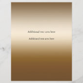 Gold Elegant Glamor Event Flyer Poster (Achterkant)