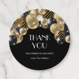 Gold Elegant Hartelijk dank Bedankjes Labels