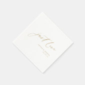 Gold Elegant houdt gewoon van het minimalistische Servet (Hoek)