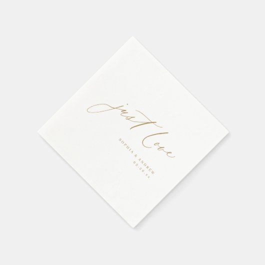 Gold Elegant houdt gewoon van het minimalistische  Servet (Hoek)