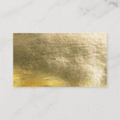 Gold Elegant Marble Discount Hartelijk dank Visitekaartje (Achterkant)