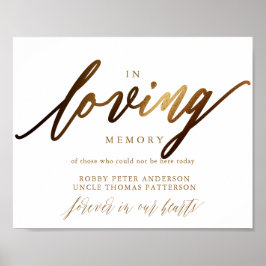 Gold Elegant Script Typography Poster