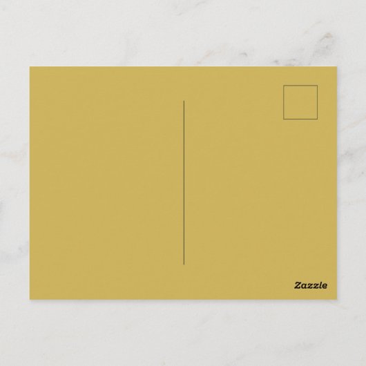 Gold Elegant Sparkly Frame Save the Date Briefkaart (Achterkant)