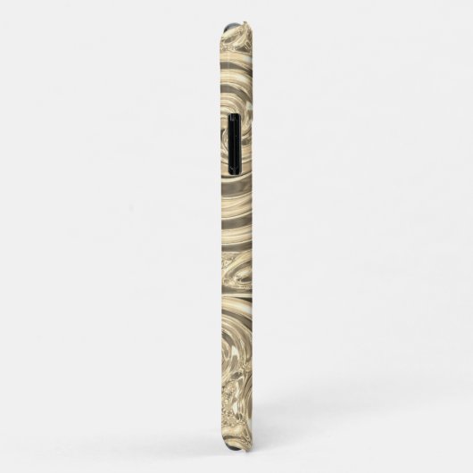 Gold elegant Victoriaans art nouveau Case-Mate iPhone Case (Achterkant/rechts)