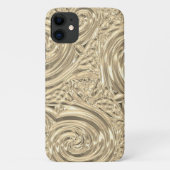 Gold elegant Victoriaans art nouveau Case-Mate iPhone Case (Achterkant)