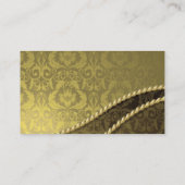 Gold Elegant Visitekaartje (Achterkant)