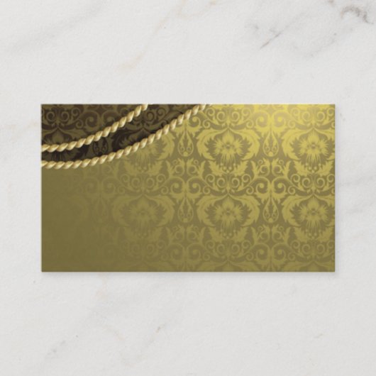 Gold Elegant Visitekaartje (Voorkant)