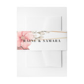 Gold Elegant Wedding Uitnodigingen Wikkel (Voorkant Voorbeeld)