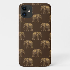 Gold Elephant Chic Elegant Stylish Case-Mate iPhone Case