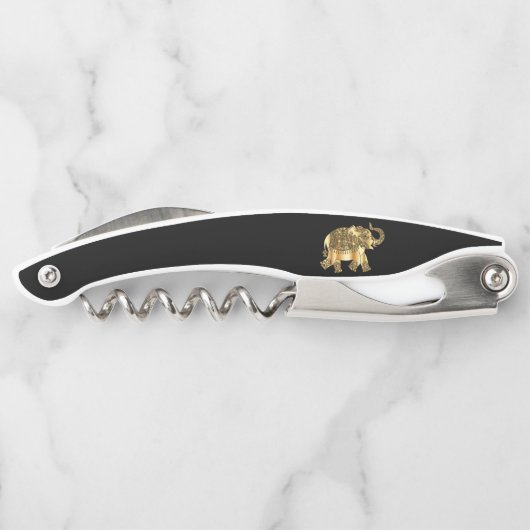 Gold Elephant Kurkentrekker (Achterkant)