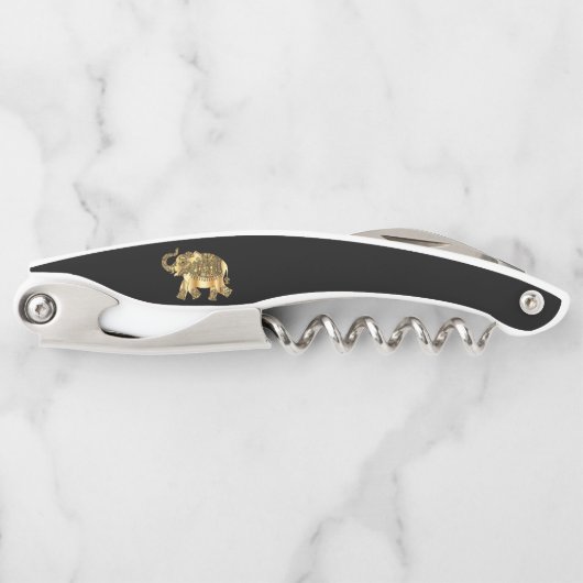 Gold Elephant Kurkentrekker (Voorkant)