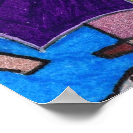 Gold Elephant Poster (Hoek)