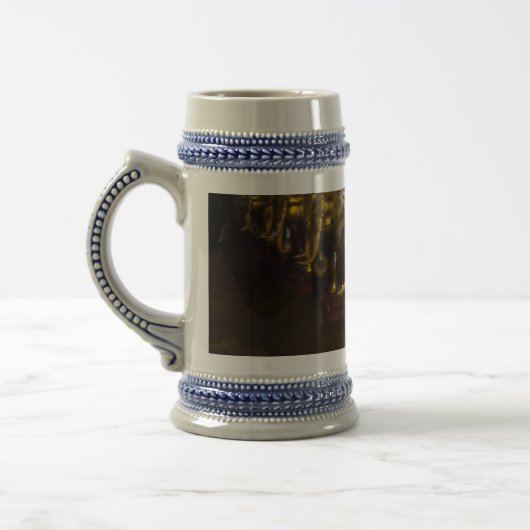 Gold Elephants Grey/Blue 22 oz Stein Bierpul (Links)