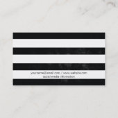 Gold Embellish | Stripes Visitekaartje (Achterkant)