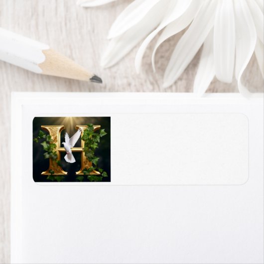 Gold Emboss H Etiket (Insitu)