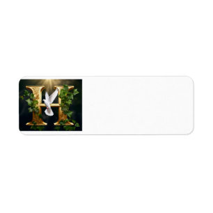 Gold Emboss H Etiket