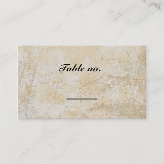 Gold Embossed look Steamunk Wedden Plaatskaartje (Voorkant)