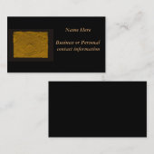 Gold Embossed Roos Visitekaartje (Voorkant / Achterkant)