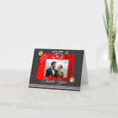 Gold Emerald 35th Wedding Jubileum Bedankt (Voorkant)